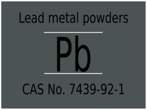 Lead metal powders