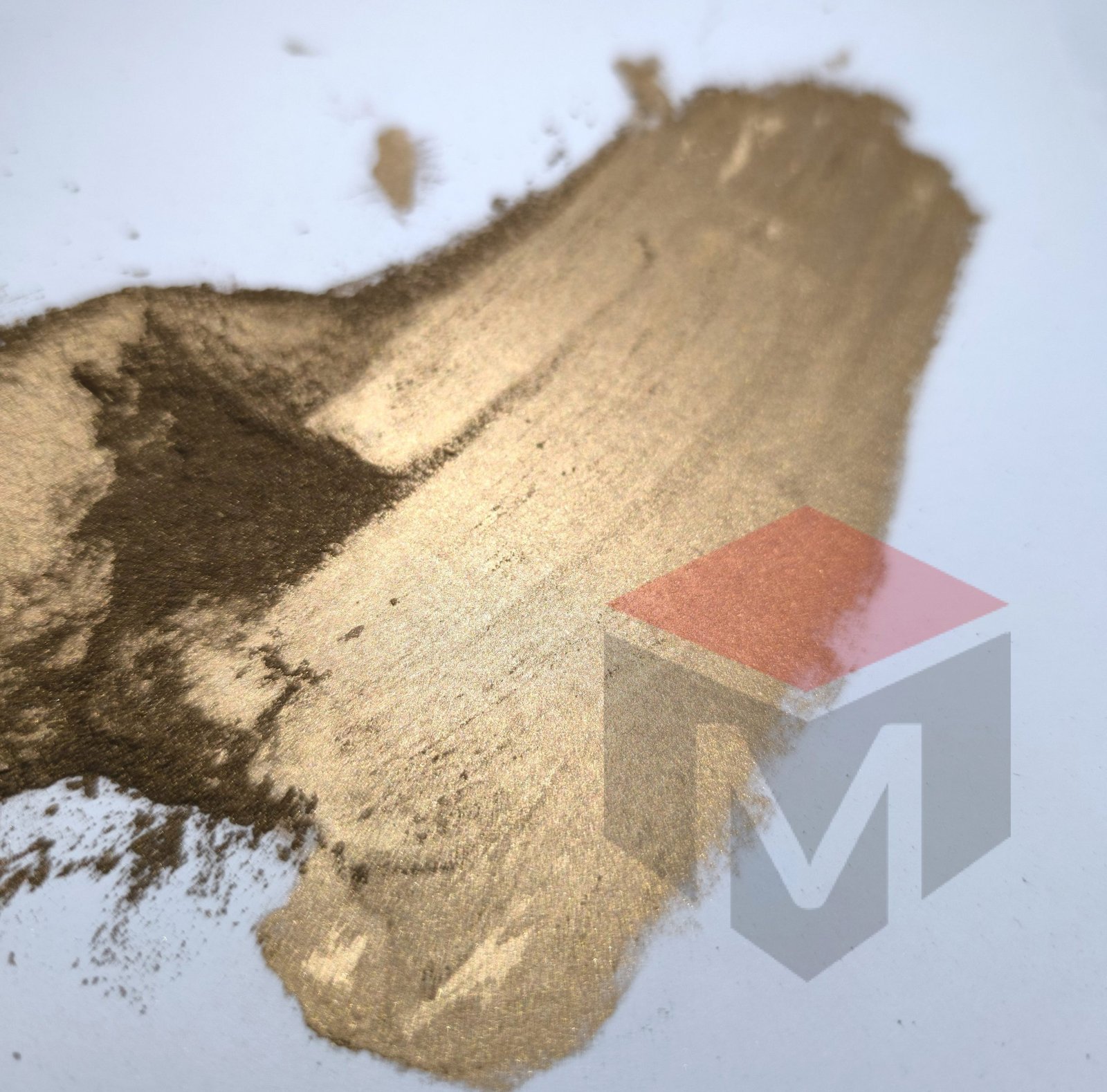 Brass Flake Powder (Gold Bronze) Cu90% Zn10%, for effect pigment applications - Image 3