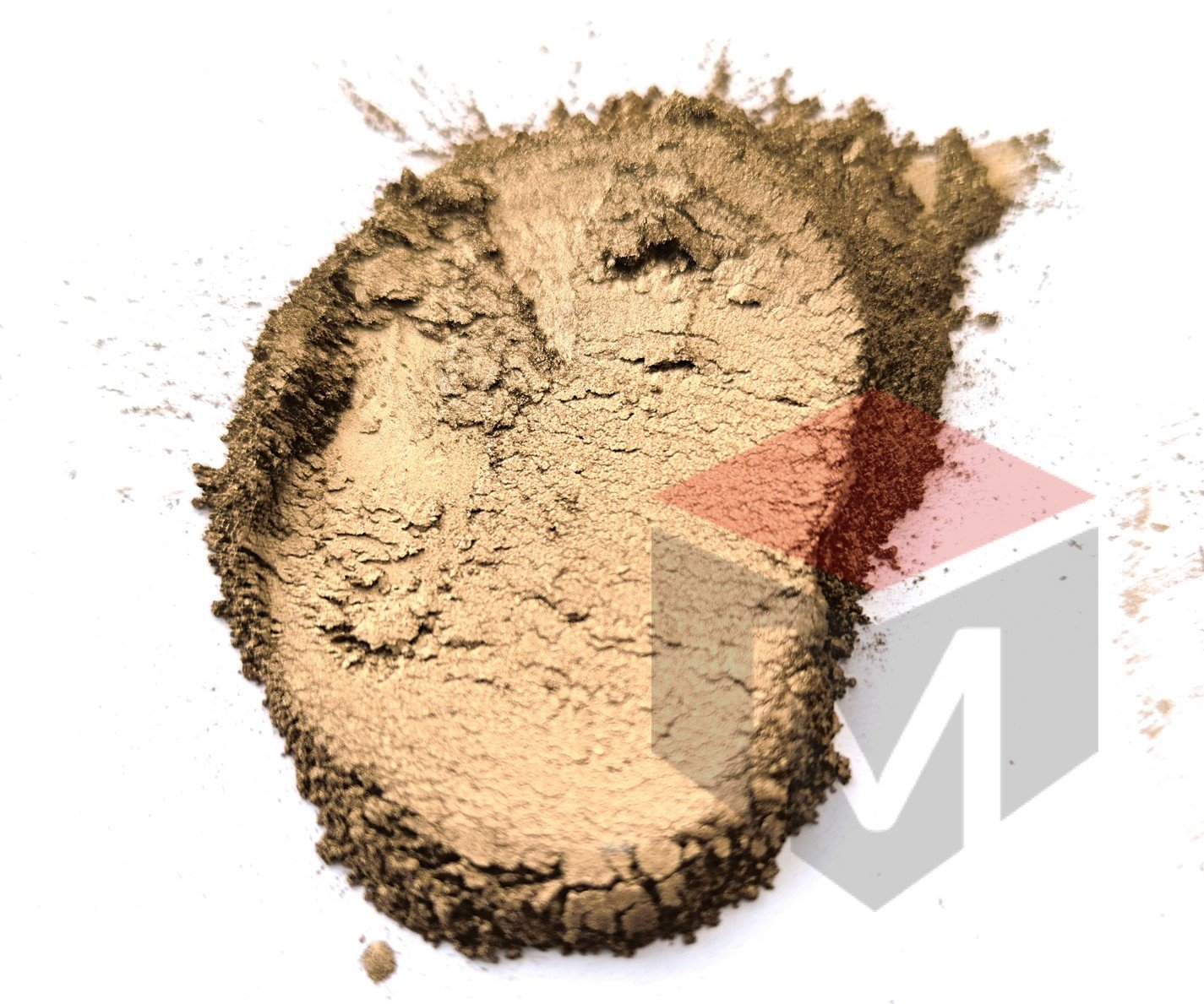 Brass Flake Powder (Gold Bronze) Cu90% Zn10%, for effect pigment applications